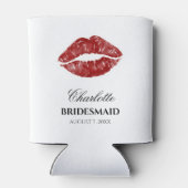 Funny & Cute Bridesmaid Custom Wedding Blikjeskoeler (Achterkant)