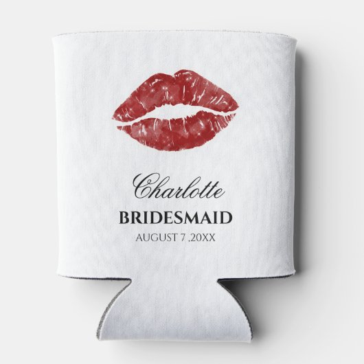 Funny & Cute Bridesmaid Custom Wedding Blikjeskoeler (Achterkant)
