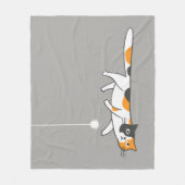 Funny Cute Calico Cat | Keukenkattendeksels Fleece Deken (Voorkant)
