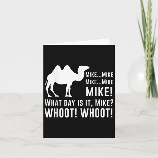 Funny Cute Camel Quotes About Hump Day Funny Quote Kaart (Voorkant)
