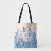 Funny cute cartoon drawing illustration  tote bag (Voorkant)