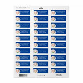 Funny Cute Cartoon Koe Adres Etiket (Full Sheet)