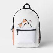 Funny Cute Cat Bedrukte Rugzak (Voorkant)