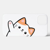 Funny Cute Cat Case-Mate iPhone Case (Achterkant (horizontaal))