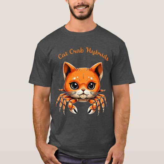 Funny Cute Cat Crab Creature Tee for AnimalT-Shirt T-shirt (Voorkant)