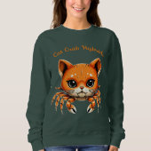 Funny Cute Cat Crab Creature Tee for AnimalT-Shirt Trui (Voorkant)