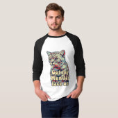 Funny cute cat meme for cat lovers & kitty owners t-shirt (Voorkant volledig)