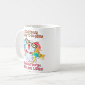 Funny Cute Cat | Soms praat ik met mezelf Koffiemok (Voorkant links)