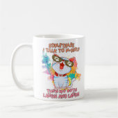 Funny Cute Cat | Soms praat ik met mezelf Koffiemok (Links)