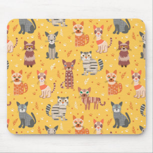 Funny Cute Cats Mousepad Muismat