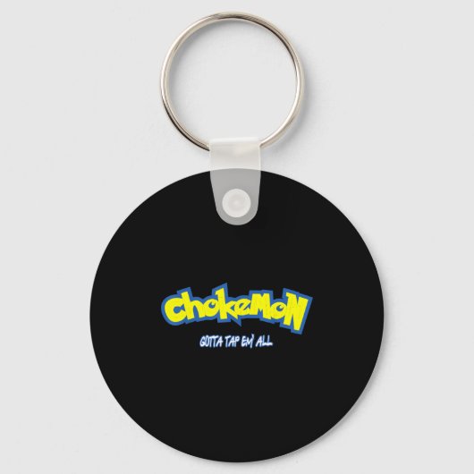 Funny Cute Chokemon Jiu Jitsu Sleutelhanger (Voorkant)