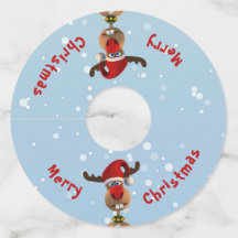 Funny Cute Clumsy Reindekerst Santa Hat