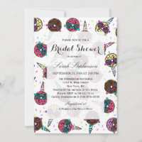 Funny Cute Colorful Unicorn Donut met zonnebril