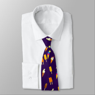 Funny Cute Cone Cone Pattern Stropdas