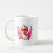 Funny Cute Cud Says Six Seven Valentine's Day 67 M Koffiemok (Links)