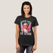 Funny Cute Cud Says Six Seven Valentine's Day 67 M T-shirt (Voorkant volledig)