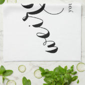 Funny Cute Dish Towel - Weird on Theedoek (Gevouwen)