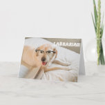 Funny Cute Dog Birthday Greeting Card  Kaart<br><div class="desc">Funny dog with glasses and book at the park Birthday greeting Card for the dog lovers in your life. This cute greeting card is a perfect way to wish Happy Birthday to a friend,  co-worker,  family member or a special someone.</div>