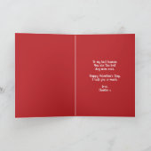 Funny Cute Dog Parent Happy Valentine's Day Feestdagen Kaart (Binnen)