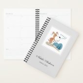 Funny Cute Dog Puppy Hiking Personalized 2026 Planner (Display)