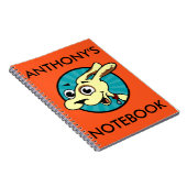 FUNNY CUTE DOG SPIRAL NOTITIEBOEK (Rechterzijde)