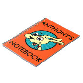 FUNNY CUTE DOG SPIRAL NOTITIEBOEK (Linkerzijde)