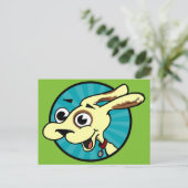 FUNNY CUTE DOG VERTICAL BRIEFKAART (Staand voorkant)