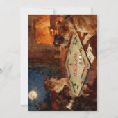 Funny Cute Dogs Playing A Board Game Postcard Feestdagenkaart (Voorkant)