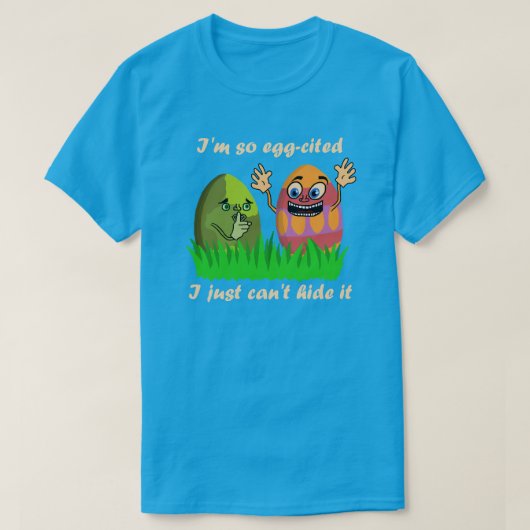 Funny Cute Easter Eggs Kinder Cartoon Egg Hunting T-shirt (Design voorkant)