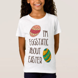 Funny Cute Easter Eggstatische Humoureuze Quote Ge T-shirt