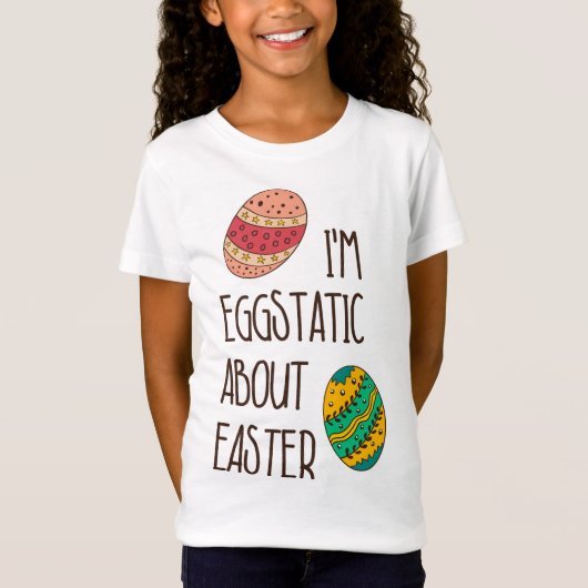 Funny Cute Easter Eggstatische Humoureuze Quote Ge T-shirt (Voorkant)