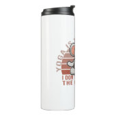 Funny cute elephant doing yoga. funny yoga design thermosbeker (Gedraaid links)