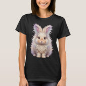 Funny Cute Fluffy Bunny Rainbow Rabbit Kawaii T-shirt (Voorkant)