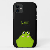 Funny Cute Frog Hoesje-Mate iPhone Case (Achterkant)
