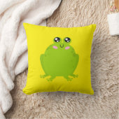 Funny Cute Frog Kussen (Deken)