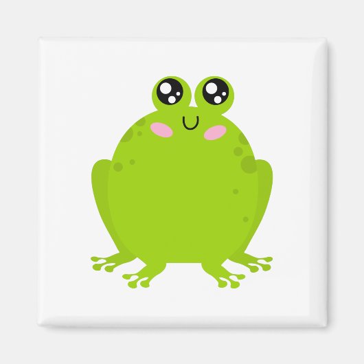 Funny Cute Frog Magneet (Voorkant)