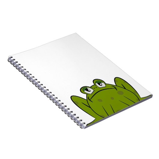 Funny Cute Frog Notitieboek (Rechterzijde)