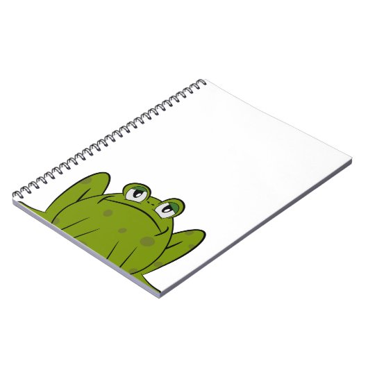 Funny Cute Frog Notitieboek (Linkerzijde)