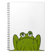 Funny Cute Frog Notitieboek (Voorkant)