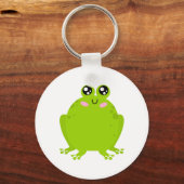 Funny Cute Frog Sleutelhanger (Voorkant)