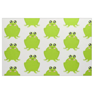 Funny Cute Frog Stof