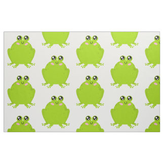 Funny Cute Frog Stof