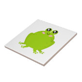 Funny Cute Frog Tegeltje (Zijkant)