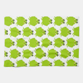 Funny Cute Frog Theedoek (Horizontaal)