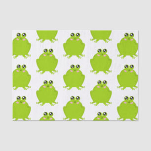 Funny Cute Frog Tissuepapier