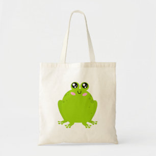Funny Cute Frog Tote Bag
