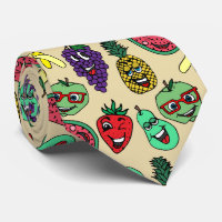 Funny Cute Fruit Illustrator Pattern