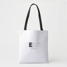 Funny cute  fun humour typography quote  tote bag