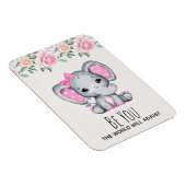 Funny Cute Gezegde ben jij met Schattige olifant Magneet (Rechterzijde)