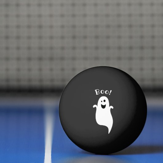 Funny Cute Ghost Boo Halloween Trick or treat Kind Pingpongbal (Net)